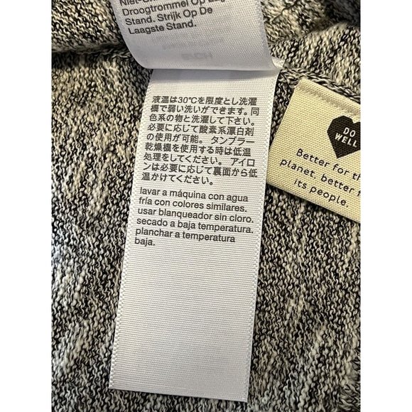 Madewell Womens Gray Cotton Blend Pockets Open-Front Long Cardigan Size Small - Picture 10 of 13